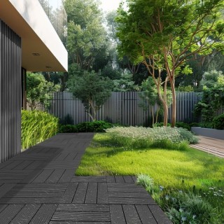 VEVOR  Πλαστικά Πλακίδια Δαπέδου Διασύνδεσης 36τμχ 12x12 για Βεράντ...