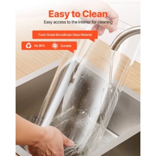 VEVOR Γυάλινος Διανεμητής Ποτών 13L με Βάση για Πάρτι YLFPQPGBLFPQK... VEVOR Γυάλινος Διανεμητής Ποτών 13L με Βάση για Πάρτι YLFPQPGBLFPQK...