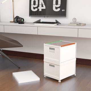 BAKAJI  Φορητό Αρχείο Οργανωτής με Ρόδες και 40 Φάκελοι Αρχείου για...