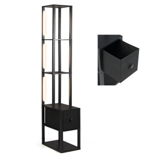 Costway Μοντέρνο Φωτιστικό Δαπέδου με Ρυθμιζόμενη Φωτεινότητα και Β...