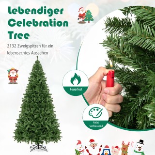 Costway 270cm Τεχνητό Χριστουγεννιάτικο Δέντρο με 2132 PVC Κλαδιά C... Costway 270cm Τεχνητό Χριστουγεννιάτικο Δέντρο με 2132 PVC Κλαδιά C...