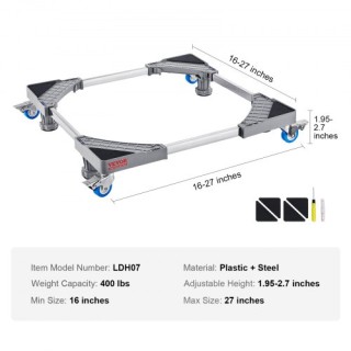 Βάση Μίνι Ψυγείου VEVOR, 400 lbs, 4 Πόδια, 4 Ρόδες, Πολυλειτουργική... Βάση Μίνι Ψυγείου VEVOR, 400 lbs, 4 Πόδια, 4 Ρόδες, Πολυλειτουργική...