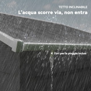 Outsunny Σπιτάκι Εργαλείων με Συρόμενες Πόρτες και 4 Αεραγωγούς, απ... Outsunny Σπιτάκι Εργαλείων με Συρόμενες Πόρτες και 4 Αεραγωγούς, απ...