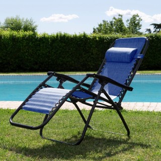 Galileo Πολυθρόνα χαλάρωσης Rio Est σε μπλε χρώμα με σκελετό από αν... Galileo Πολυθρόνα χαλάρωσης Rio Est σε μπλε χρώμα με σκελετό από αν...