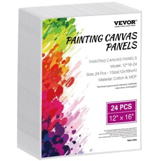 VEVOR Σετ 24 Καμβάδων Ζωγραφικής 12 x 16 Ίντσες HHFB1216INCHP3A2SV0 VEVOR Σετ 24 Καμβάδων Ζωγραφικής 12 x 16 Ίντσες HHFB1216INCHP3A2SV0