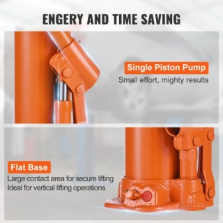 VEVOR Υδραυλικός Γρύλος 4 Τόνων για Ανυψωτήρες Κινητήρων  ZZSQJDPD4...