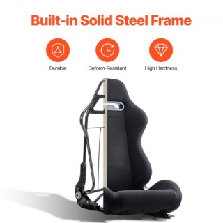 VEVOR Διπλό Σετ Αγωνιστικών Καθισμάτων Ρυθμιζόμενη Αγωνιστική Καρέκ... VEVOR Διπλό Σετ Αγωνιστικών Καθισμάτων Ρυθμιζόμενη Αγωνιστική Καρέκ...