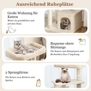 Costway Μικρό Ονυχοδρόμιο 85cm με Σπηλιά & Μαλακή Επιφάνεια Καθίσμα...