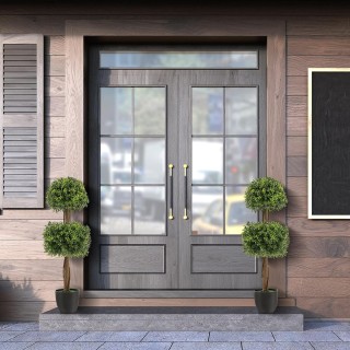 Costway  Τεχνητό Δέντρο Μπούξου με Σφαιρικό Κλάδεμα και Ρεαλιστικό ...