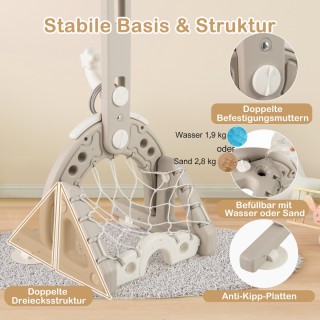 Costway Παιδικό Αθλητικό Κέντρο 4-σε-1: Μπάσκετ, Ποδόσφαιρο, Γκολφ ... Costway Παιδικό Αθλητικό Κέντρο 4-σε-1: Μπάσκετ, Ποδόσφαιρο, Γκολφ ...