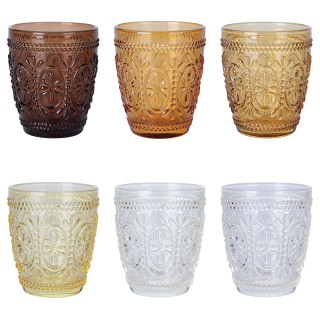 Villa DEste Σετ 6 ποτήρια νερού 300 ml από γυαλί Imperial Chocolat... Villa DEste Σετ 6 ποτήρια νερού 300 ml από γυαλί Imperial Chocolat...