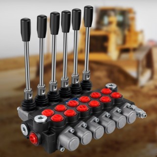 VEVOR Υδραυλική Βαλβίδα Κατεύθυνσης 6 Σπoυλ, 11 GPM, 3600 PSI για ... VEVOR Υδραυλική Βαλβίδα Κατεύθυνσης 6 Σπoυλ, 11 GPM, 3600 PSI για ...