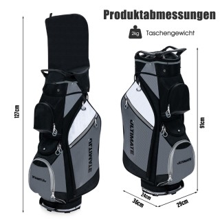 Costway Ελαφριά και Ανθεκτική Γκολφ Τσάντα με 14 Διαχωριστικά και Α... Costway Ελαφριά και Ανθεκτική Γκολφ Τσάντα με 14 Διαχωριστικά και Α...