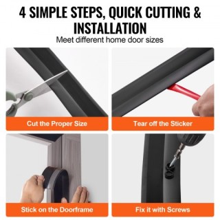 VEVOR Σφραγιστική Ταινία Γκαραζόπορτας 20 FT MFTDBJCMT1J20OWRAV0