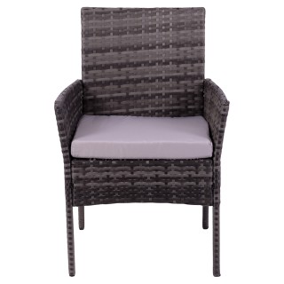 Galileo Σετ κήπου 4 θέσεων με μαξιλάρια σε χρώμα taupe, κορυφή τραπ...