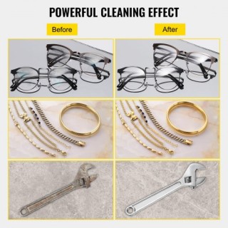 VEVOR Υπερηχητικός Καθαριστής 60W με Θέρμανση & Χρονοδιακόπτη  QXJ1...