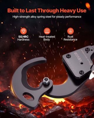 VEVOR Κόφτης Καλωδίων με Καστάνια, Λεπίδες από Ελατηριωτό Ατσάλι, P...