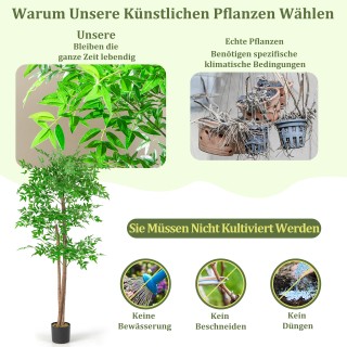 Costway 150 εκ. Τεχνητό Φυτό Μπαμπού με Γλάστρα HZ10184 Costway 150 εκ. Τεχνητό Φυτό Μπαμπού με Γλάστρα HZ10184