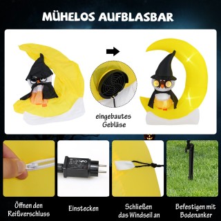 Costway Μεταμορφώστε τον Κήπο σας με Φουσκωτή Διακόσμηση Μεγάλο Φε... Costway Μεταμορφώστε τον Κήπο σας με Φουσκωτή Διακόσμηση Μεγάλο Φε...