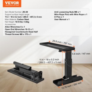 VEVOR Σταθεροποιητής Σκάλας 29.8 L x 11.4-18 in H Αναδιπλούμενος L... VEVOR Σταθεροποιητής Σκάλας 29.8 L x 11.4-18 in H Αναδιπλούμενος L...