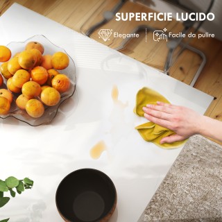 HOMCOM Επεκτεινόμενο Τραπέζι Φαγητού για 4-6 Άτομα με Αναδιπλούμενα...