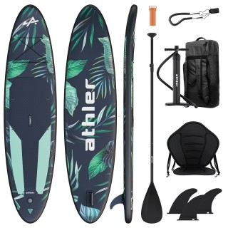 Athler Σανίδα SUP φουσκωτή με κάθισμα, Stand Up 330 Miami Πράσινη ... Athler Σανίδα SUP φουσκωτή με κάθισμα, Stand Up 330 Miami Πράσινη ...