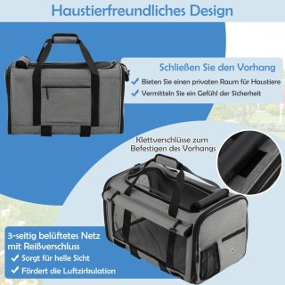 Costway Κινητό Κλουβί Μεταφοράς Κατοικιδίων με Ρόδες και Αποσπώμενη... Costway Κινητό Κλουβί Μεταφοράς Κατοικιδίων με Ρόδες και Αποσπώμενη...