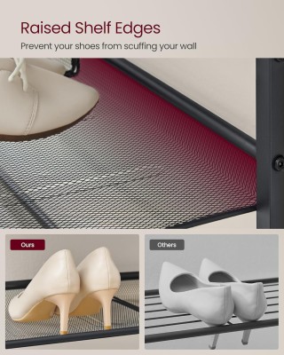 Ραφιέρα Παπουτσιών VASAGLE, 5 Επίπεδα, Ρυθμιζόμενα Ράφια, Καφέ/Μαύρ... Ραφιέρα Παπουτσιών VASAGLE, 5 Επίπεδα, Ρυθμιζόμενα Ράφια, Καφέ/Μαύρ...