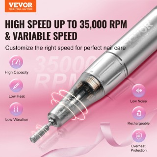 Ηλεκτρικός Επαναφορτιζόμενος Τροχός Νυχιών VEVOR CDSMJDMJBXSZQW53MV9 Ηλεκτρικός Επαναφορτιζόμενος Τροχός Νυχιών VEVOR CDSMJDMJBXSZQW53MV9