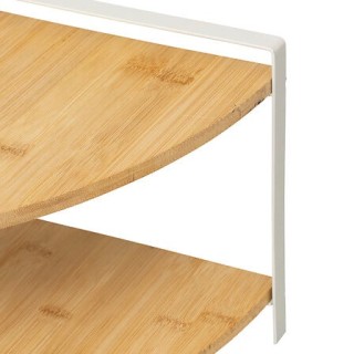 Μεταλλική Γωνιακή Ραφιέρα 2 Επιπέδων 29,6 x 29,3 x 20,5cm Φυσικό Μπ... Μεταλλική Γωνιακή Ραφιέρα 2 Επιπέδων 29,6 x 29,3 x 20,5cm Φυσικό Μπ...