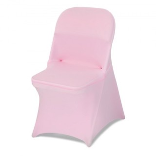 VEVOR Ροζ Καλύμματα Καρεκλών (50 Τεμάχια) για Διπλωτές Καρέκλες, Πο...