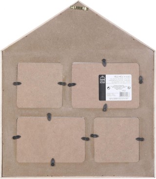 Ξύλινη Κορνίζα Κολάζ Σπιτάκι για 4 Φωτογραφίες 15 x 10 x 2,51 cm HD... Ξύλινη Κορνίζα Κολάζ Σπιτάκι για 4 Φωτογραφίες 15 x 10 x 2,51 cm HD...