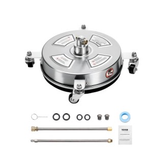 VEVOR Καθαριστής Επιφανειών Πίεσης 14 με Ρόδες 4000 PSI από Ανοξείδ... VEVOR Καθαριστής Επιφανειών Πίεσης 14 με Ρόδες 4000 PSI από Ανοξείδ...
