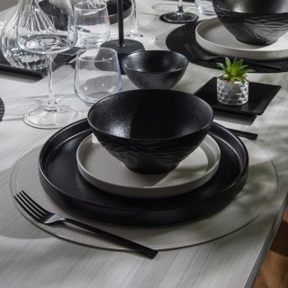 Villa DEste Σετ 3 τμχ Επίπεδο πιάτο από κεραμικά Horeca Black 5922283 Villa DEste Σετ 3 τμχ Επίπεδο πιάτο από κεραμικά Horeca Black 5922283