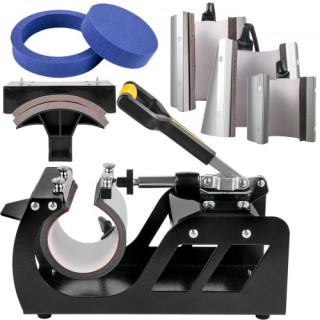 Μηχανή Θερμομεταφοράς VEVOR 12x15 8 σε 1 Μαύρη 1000W για Μπλουζάκια... Μηχανή Θερμομεταφοράς VEVOR 12x15 8 σε 1 Μαύρη 1000W για Μπλουζάκια...