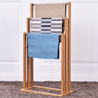 Costway Ελεύθερη Βάση Πετσετών Μπάνιου με 3 Ράβδους από Μπαμπού κα... Costway Ελεύθερη Βάση Πετσετών Μπάνιου με 3 Ράβδους από Μπαμπού κα...