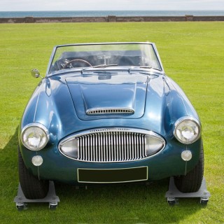 Costway  Σετ 4 Ανυψωτικών Πλατφορμών Αυτοκινήτου με Ρόδες για Εύκολ...