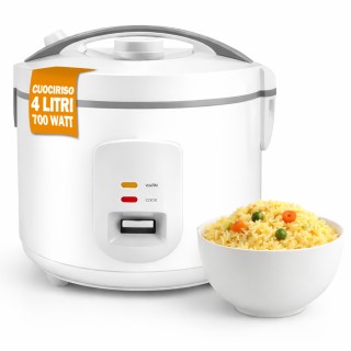 BAKAJI Ηλεκτρική Καφετιέρα Ρυζιού 4 Λίτρων - Αυτόματος Υγιεινός και...