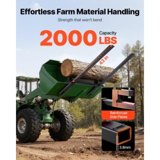 VEVOR Πιρούνες Παλετοφόρου 907 κιλών, 149 εκ. με Ρυθμιζόμενη Ράβδο ... VEVOR Πιρούνες Παλετοφόρου 907 κιλών, 149 εκ. με Ρυθμιζόμενη Ράβδο ...