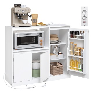 VASAGLE Ντουλάπι Κουζίνας Custos Collection με Πάγκο, Ράφι για Φούρ...