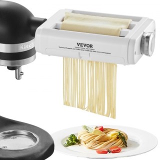 Σετ Εξαρτημάτων Ζυμαρικών VEVOR για KitchenAid, 3-σε-1 Ανοξείδωτο Ρ... Σετ Εξαρτημάτων Ζυμαρικών VEVOR για KitchenAid, 3-σε-1 Ανοξείδωτο Ρ...