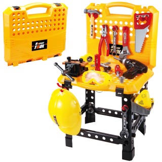 BAKAJI Μετατρέψιμο Πάγκος Εργαλείων Παιχνιδιών Για Παιδιά σε Βαλιτσ... BAKAJI Μετατρέψιμο Πάγκος Εργαλείων Παιχνιδιών Για Παιδιά σε Βαλιτσ...