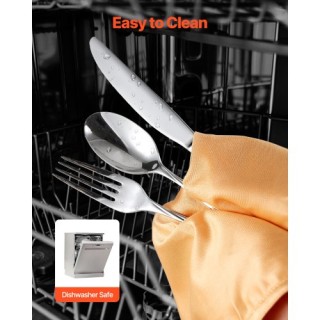 VEVOR Σετ 65 Τεμαχίων Ανοξείδωτα Μαχαιροπίρουνα για 12 Άτομα 304BXG... VEVOR Σετ 65 Τεμαχίων Ανοξείδωτα Μαχαιροπίρουνα για 12 Άτομα 304BXG...