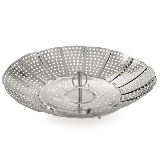 Galileo Πτυσσόμενο ανοξείδωτο ατμομάγειρας με μικροοπές 23 cm SChef...