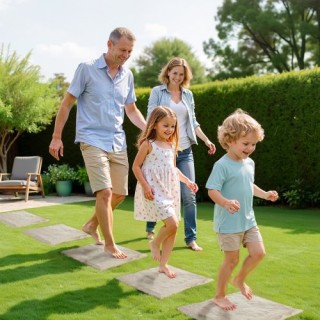 VEVOR Πέτρινες Διακοσμητικές Πλάκες 16 τεμ. 39,5 x 39,5 εκ για Κήπο...