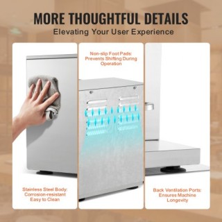 Ηλεκτρικός Αναδευτήρας Μιλκσέικ 120W από Ανοξείδωτο Ατσάλι για Επαγ... Ηλεκτρικός Αναδευτήρας Μιλκσέικ 120W από Ανοξείδωτο Ατσάλι για Επαγ...