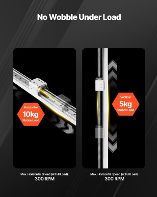 VEVOR Γραμμικός Οδηγός 1000mm με Κινητήρα Nema 23 για Μηχανές CNC κ...