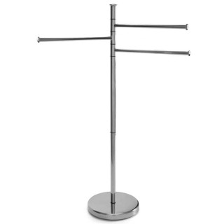 BAKAJI  Βάση για πετσέτες μπάνιου Παρίσι με 3 βραχίονες από επιχρωμ...