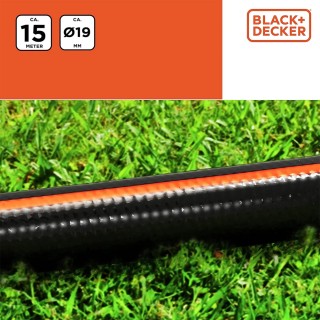 Λάστιχο Κήπου 15m Ø19mm με Σετ 5 Συνδέσμων & Ρυθμιζόμενο Εκτοξευτήρ... Λάστιχο Κήπου 15m Ø19mm με Σετ 5 Συνδέσμων & Ρυθμιζόμενο Εκτοξευτήρ...