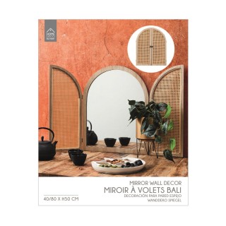 Καθρέφτης Τοίχου με Παντζούρια 40 x 50 x 1,5cm - Φυσικό Ξύλο HD0448... Καθρέφτης Τοίχου με Παντζούρια 40 x 50 x 1,5cm - Φυσικό Ξύλο HD0448...